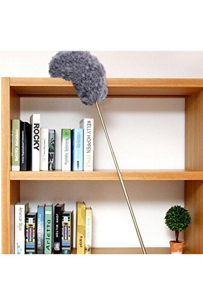 AYLA STAND Uzayabilir Saplı Mikrofiber Yumuşak Başlıklı Toz Alma Püskülü 140 Cm