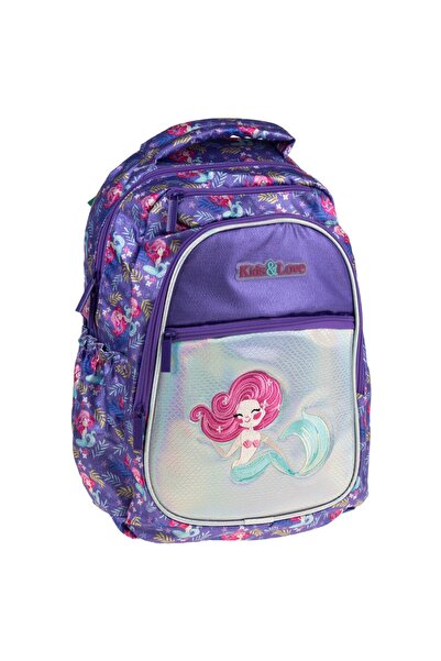 KAUKKO Детска раница Kids&Love с огледален брокат Русалка L5097 0972