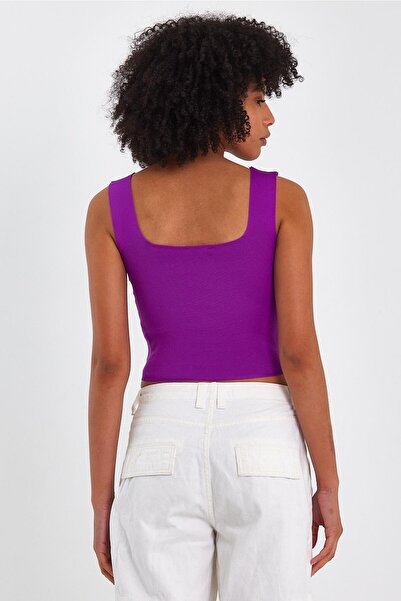 ALEXANDERGARDI ALEXANDERGARDİ SQUARE COLLAR CROP ATHLETE (A90779-S)