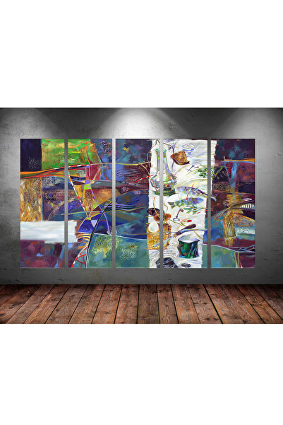 Tablo Center Dev Boyut 5 Parçalı Kanvas Tablo 150x90cm