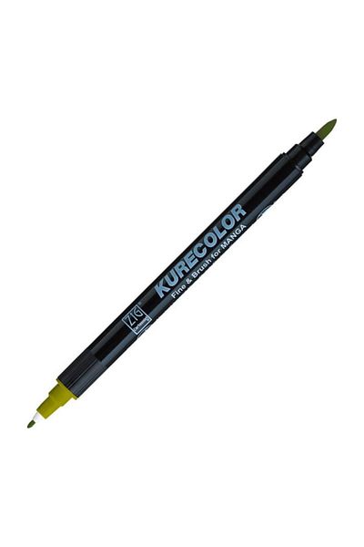 Zig Zıg Kurecolor Cartoonist Fine & Brush Marker Cnkc2200 Double Ended Manga and Graphic Marker No:542 Mid G