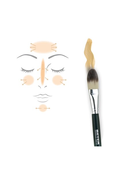 Beter Fondöten Fırçası - Sentetik Kıl 8412122222512