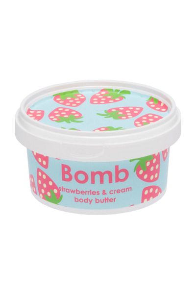 Bomb Cosmetics 200 ml Strawberry & Cream Body Cream -5037028248317