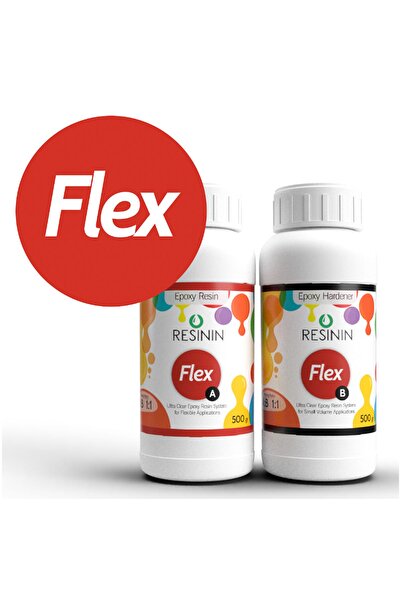 Resinin Flex 1000 Gr A+B Esnek Yapılı Epoksi Reçine