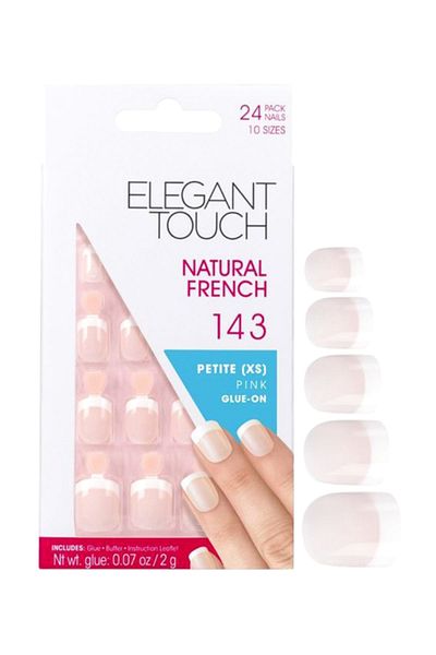 Elegant Touch Natural French 143 False Nails 5011522292724