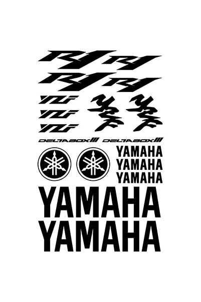 TSC مجموعة ملصقات ياماها R1 Yzf