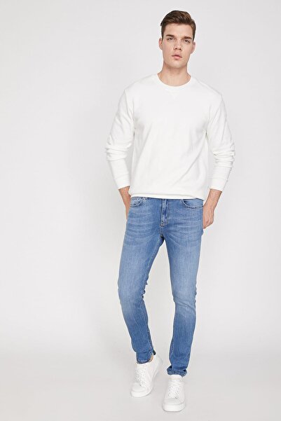Koton Men's Blue Skinny Jean Pants 9YAM43296LD