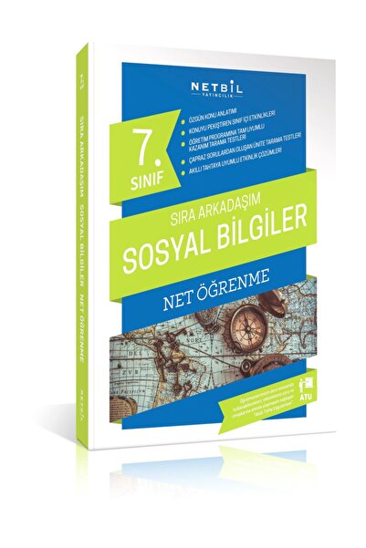 Netbil Yayınları Netbil 7. Sınıf Sosyal Bilgiler Sıra Arkadaşım Net Öğrenme