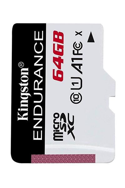 Kingston Sdce-64gb 64gb Microsdxc Endurance 95r-30w C10 A1 Uhs-i بطاقة الذاكرة فقط