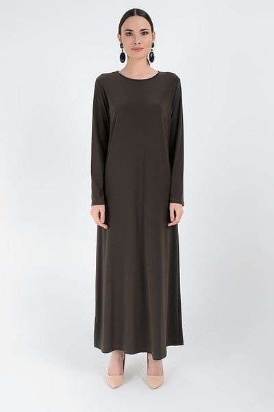 Bym Fashion Γυναικείο Χακί Φόρεμα 3202
