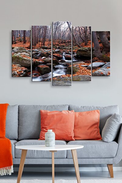 Tablo Center 5 Parçalı 120x60cm Mdf Tablo