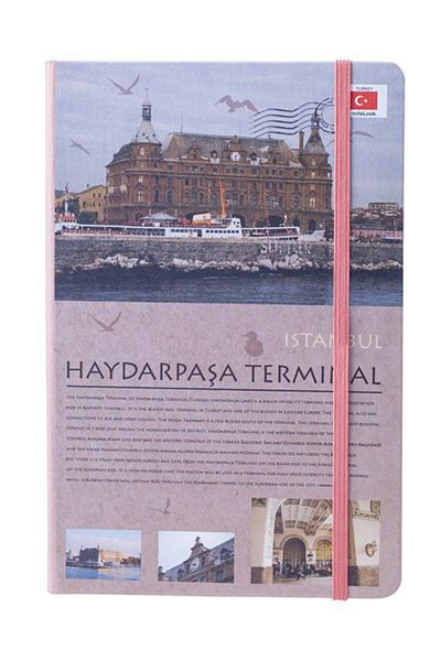 Scrikss Travel Around Turkey Haydarpaşa A5 Notebook - Unlined