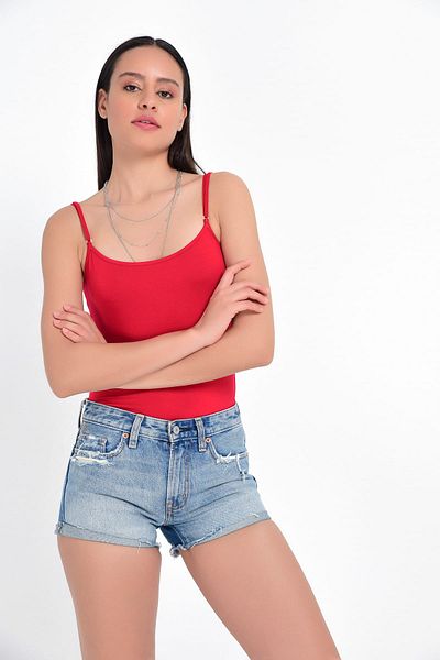 Hanna's by Hanna Darsa Women's Red String Basic Athlete Hn1814