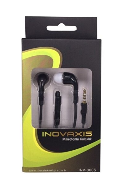 Inovaxis NV-300S Mikrofonlu Kulaklık (Kulakiçi) Siyah