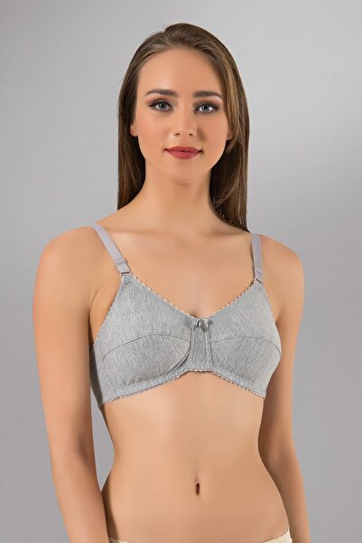 OBJE Kadın Gri Penye Nina Sütyen