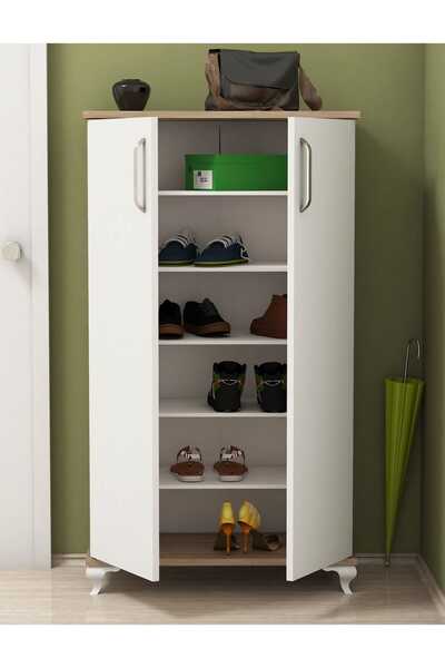 Bimossa R7030 Ayakkabılık Çok Amaçlı Raflı Düzenleyici Dolap 120CM
