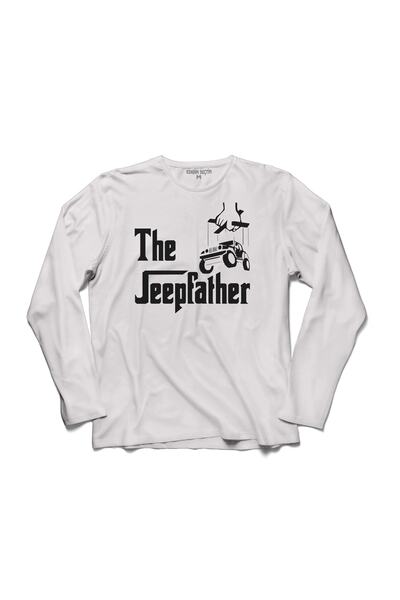 Kendim Seçtim Tricou cu mânecă lungă The Jeepfather Godfather Off Road Jeep Jeep