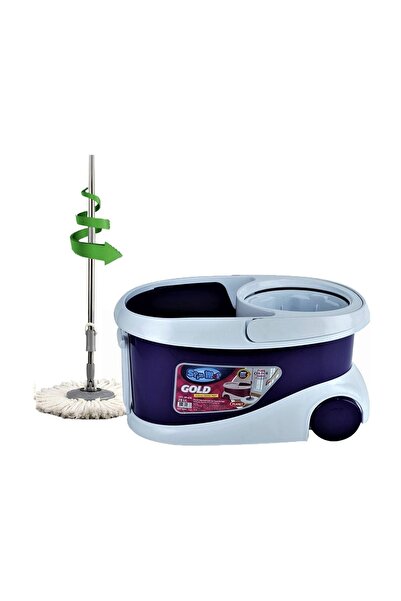 Spin Mop Gold Tekerlekli Temizlik  Seti 20 Lt.-Mor