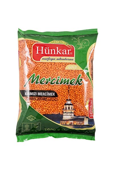 Hünkar HÜNKAR 1000 GR KIRMIZI MERCİMEK 1 kg