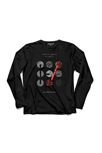 Kendim Seçtim MAJICA S LOGO-OM TWENTY ONE PILOTS SA DUGIM RUKAVIMA - T041693