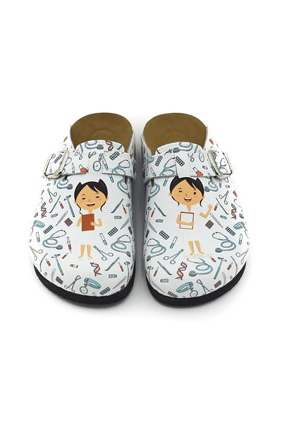 TERLİKSABO White Women's Slippers SABOTERLIK166