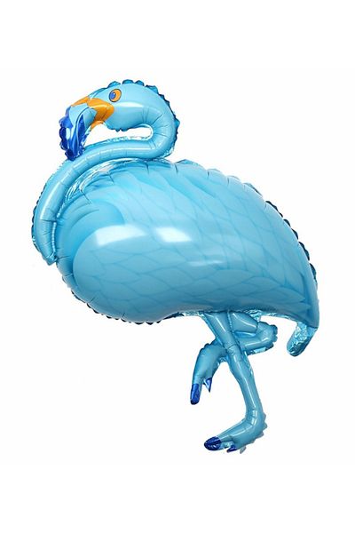 Kazanabil Blue Flamingo Foil Balloon 60x80cm