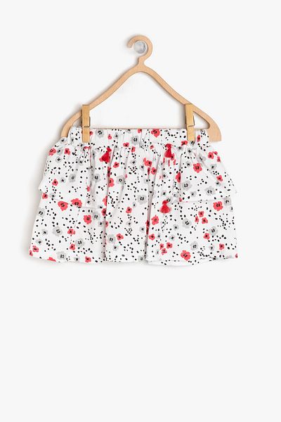 Koton White Girl's Skirt