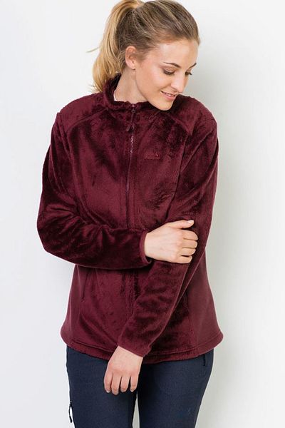Jack Wolfskin Red Women's Fleece Jacket - Caldera 1703072 -2405