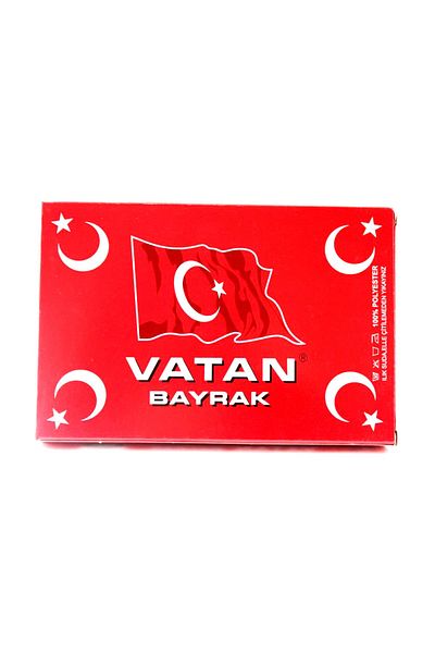 Vatan Vt102 Table Turkish Flag 100 Percent Polyester 30X45Cm (Pack of 4)