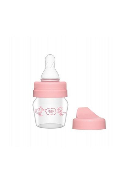 Wee Baby Mini Glass Drinking Cup Set 30ml / Pink
