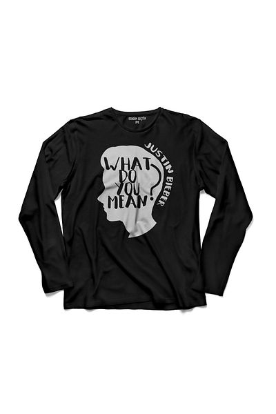Kendim Seçtim Tricou cu mânecă lungă pentru bărbați Justin Bieber 1994 What Do You Mean