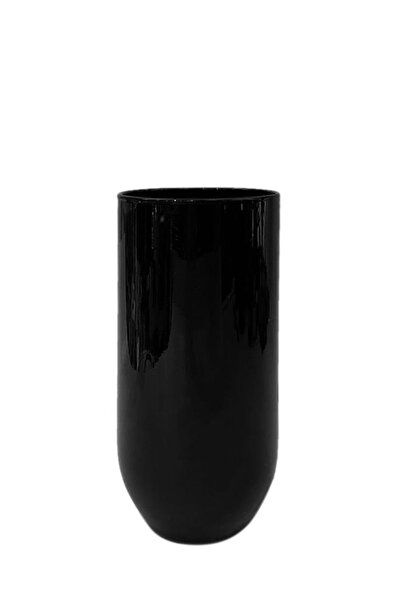 ÇIRPAN EV Opak Siyah Uzun Su/Meşrubat Bardak 6'Lı