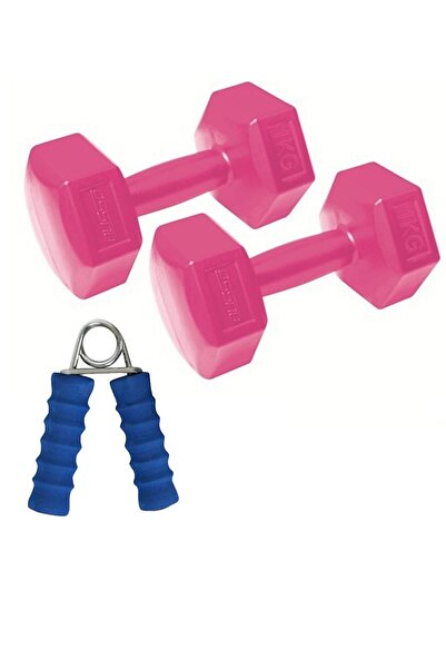 Jet 1 Kg Dambıl Ağırlık Seti 1 Kg X 2 Adet = 2 Kg Dambıl, 1 Adet El Yayı