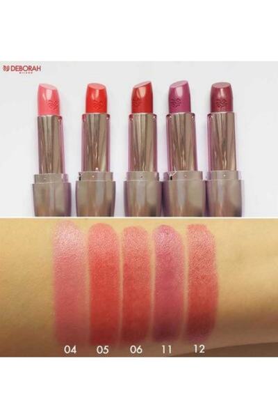 Deborah Milano Red Shine Lipstick No 6