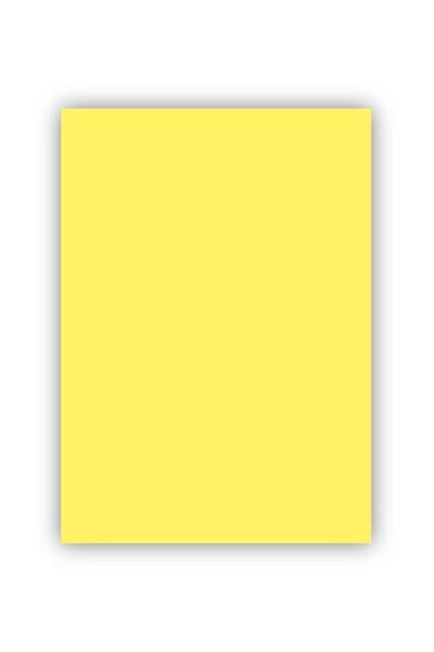 Yerli Sınar 210 Fon Kartonu 50x70cm 120 Gram Sarı Tekli (1 Adet)