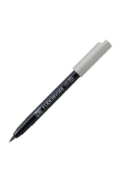 Zig Fudebiyori Brush Pen Brush Tip Pen 91 LIGHT GRAY