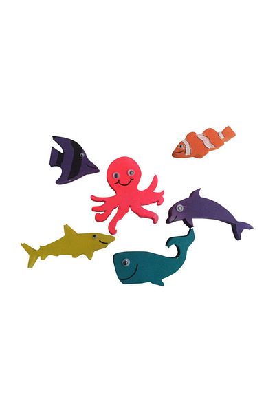 Bubu White Eva Toy - Paintable Fish