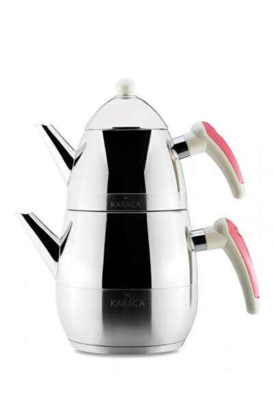 Karaca Defne Orta Boy Çaydanlık Pembe