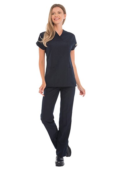 VEHBİ Uniformă de spital pentru femei, din țesătură de alpaca, pentru doctori...