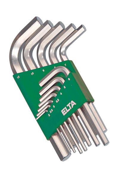 Elta Izş Allen Key Set Six Corner 9 Pieces