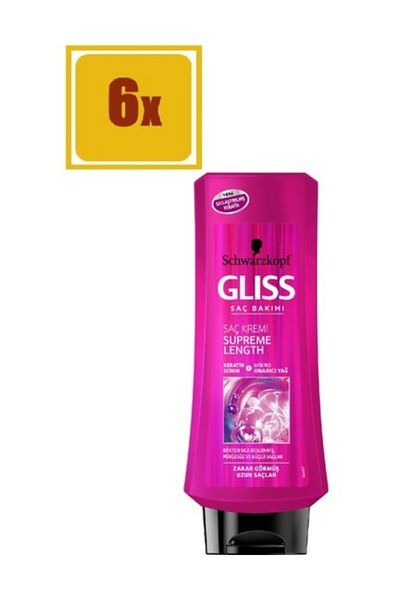 Gliss 400 mL Supreme Length Conditioner - Set of 6