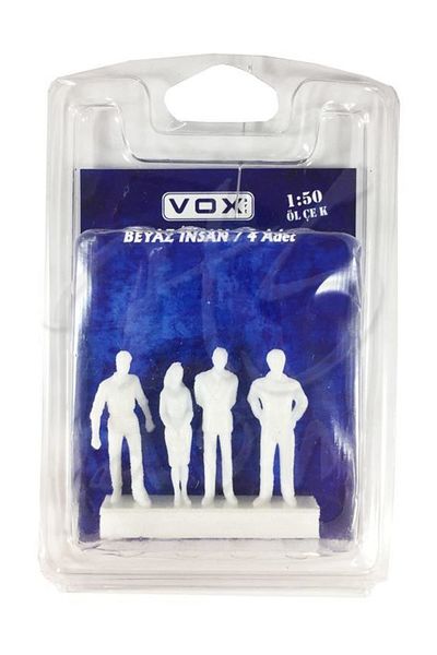 VOX Colorless Human Figure 1:50 Set of 4