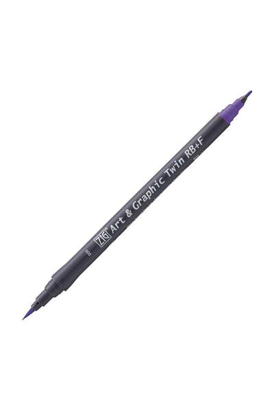 Zig Art&Graphic Twin Rb+F Double Ended Drawing Pen 006 Violet