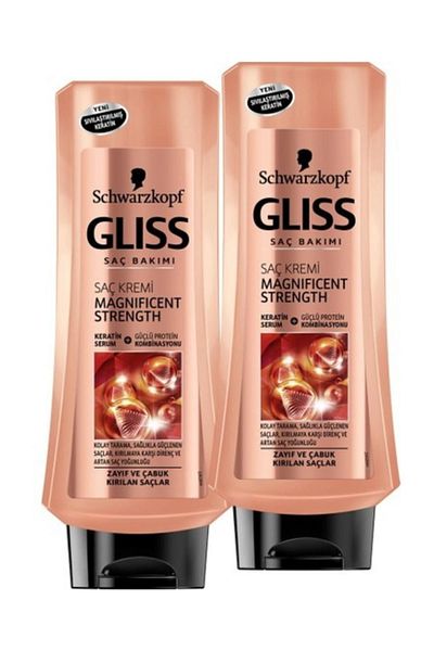 Gliss 360 ml Magnificent Strength Conditioner - Pack of 2