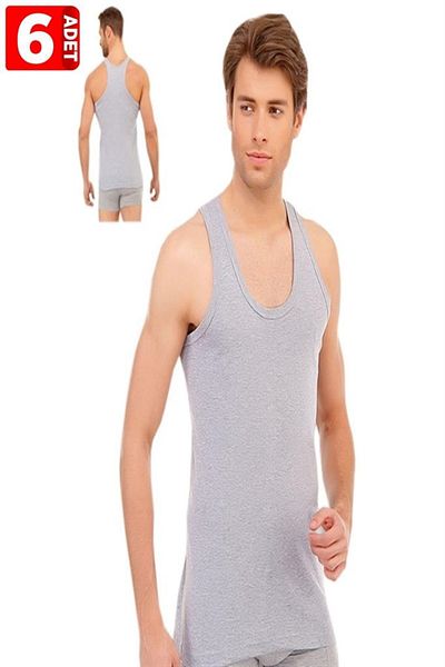 Tutku 6" 0118 100% βαμβακερό Rambo Sports ανδρικό εσώρουχο - - εσώρουχο - γκρι - S