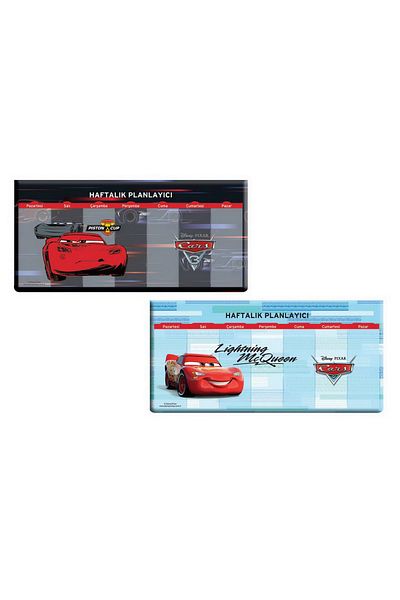 KESKİN COLOR Planificator săptămânal Cars 12x26 cm ( 830130 -33)