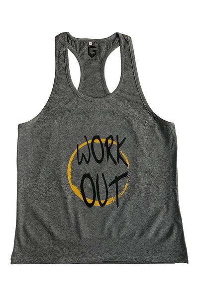 TOP GLORY FITNESS GYM TANK TOP ATHLET TTGT5036W ΓΚΡΙ