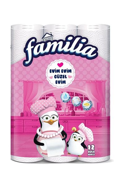 Familia New Pack of 12 Beautiful Home Paper Towels