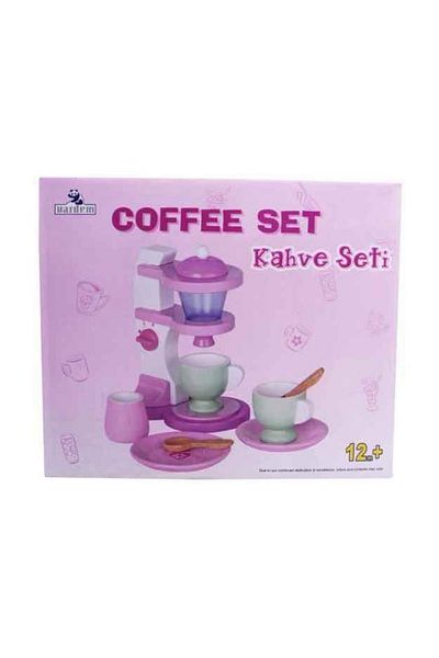 Vardem Educational Wooden Coffee Machine Set
