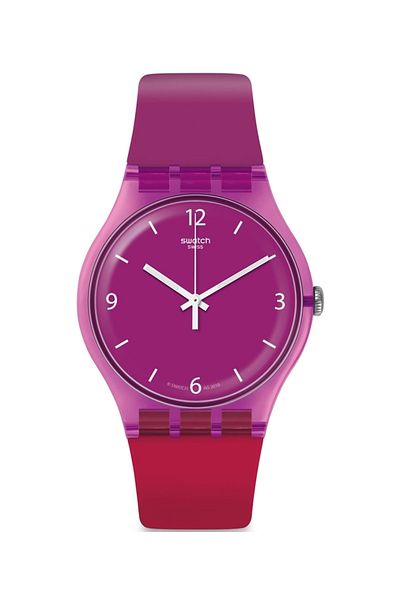 Swatch Purple Sleeve Women's Watch - Suov104